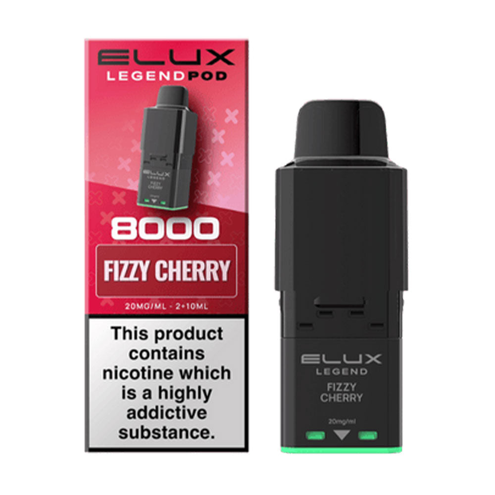 ELUX Legend 8000 Fizzy Cherry replacement prefilled pods