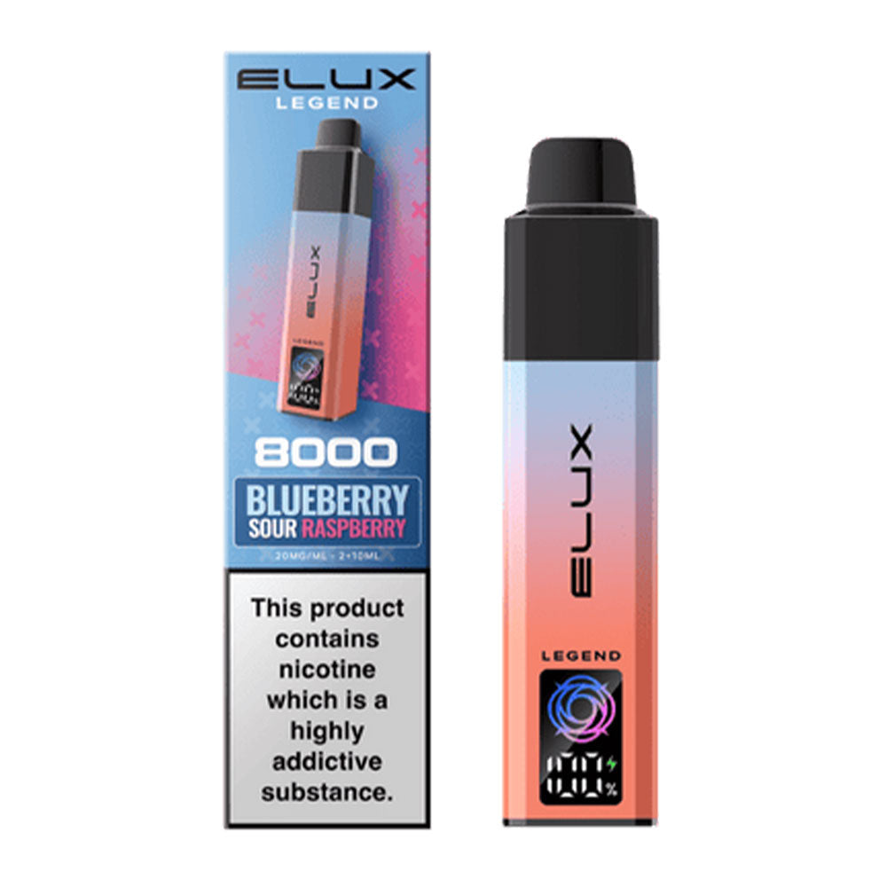 ELUX Legend 8000 Blueberry Sour Raspberry prefilled pod kit