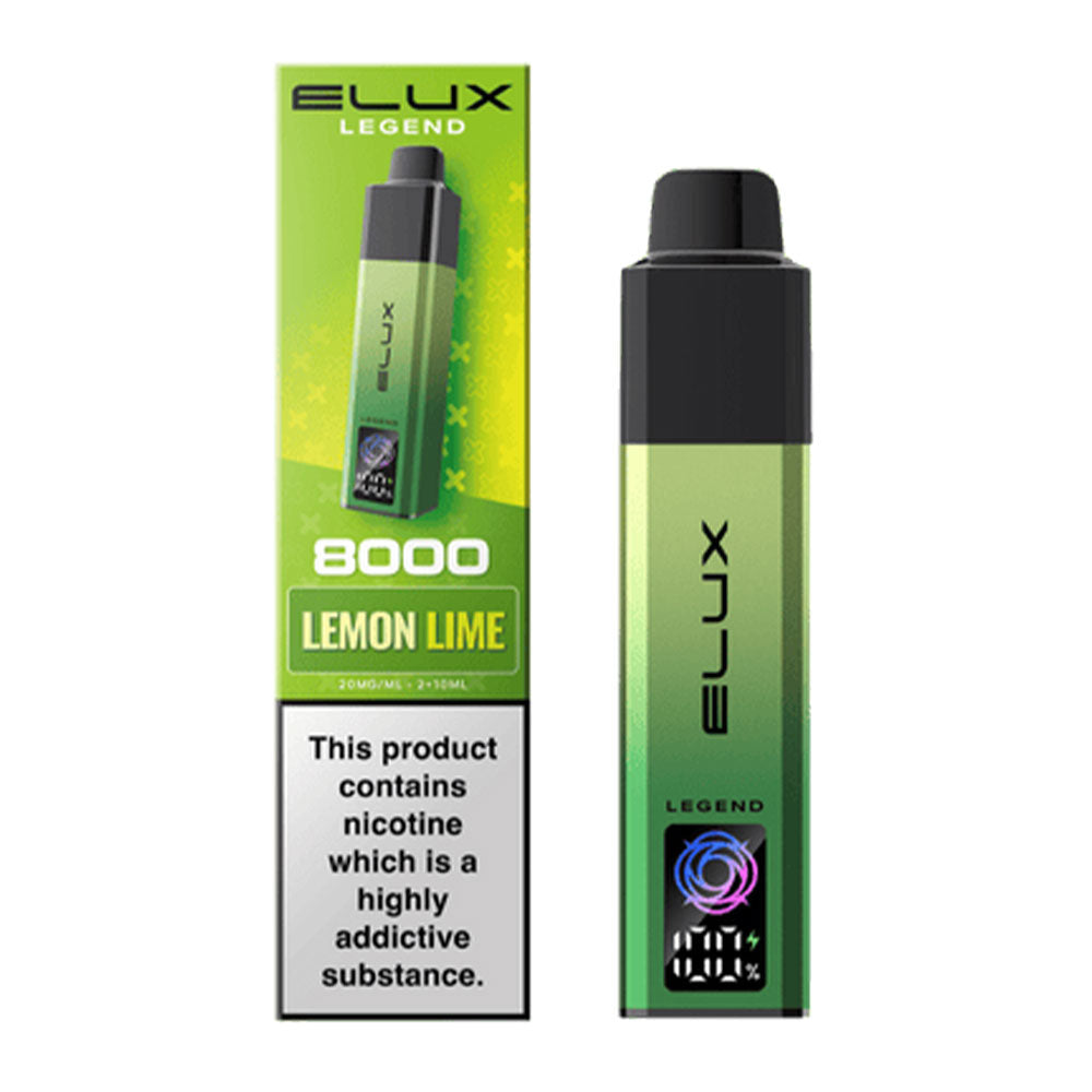 ELUX Legend 8000 Lemon Lime prefilled pod kit