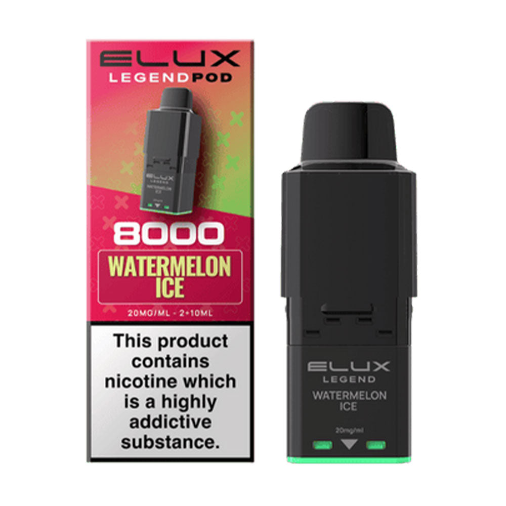ELUX Legend 8000 Watermelon Ice replacement prefilled pods