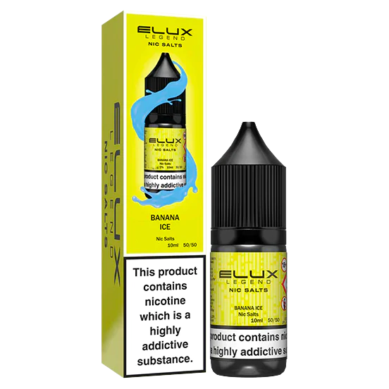ELUX Legend - NicSalts - Banana Ice - 10mg - 20mg - Vape Saloon