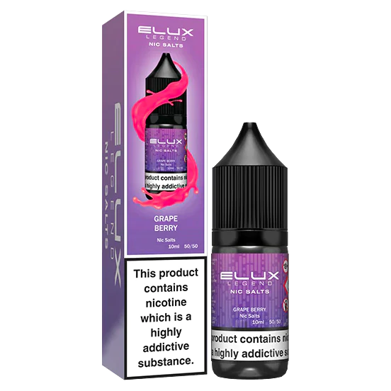 ELUX Legend - NicSalts - Grape Berry - 10mg - 20mg - Vape Saloon