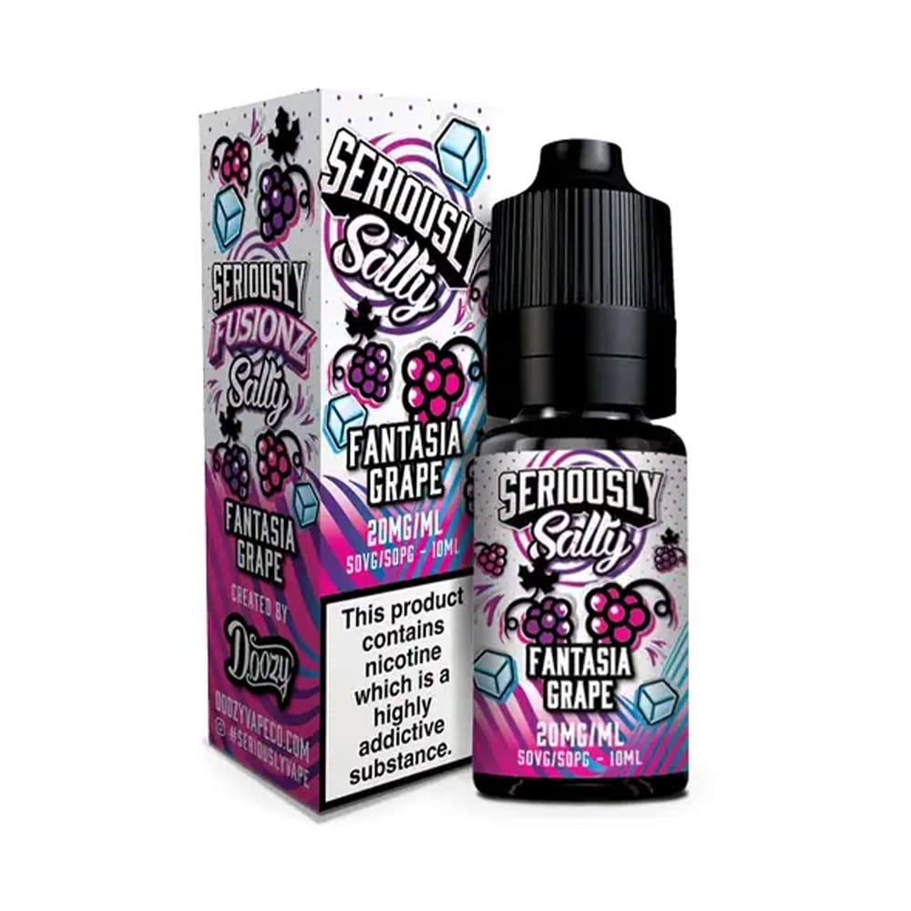 Fantasia Grape Doozy Seriously Fusionz 10ml Nic Salt E Liquid