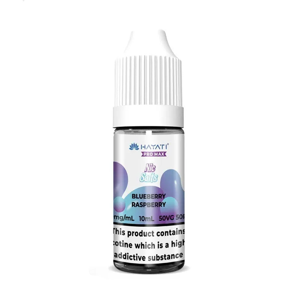 Hayati Pro Max Blueberry Raspberry 10ml nic salt e-liquid bottle