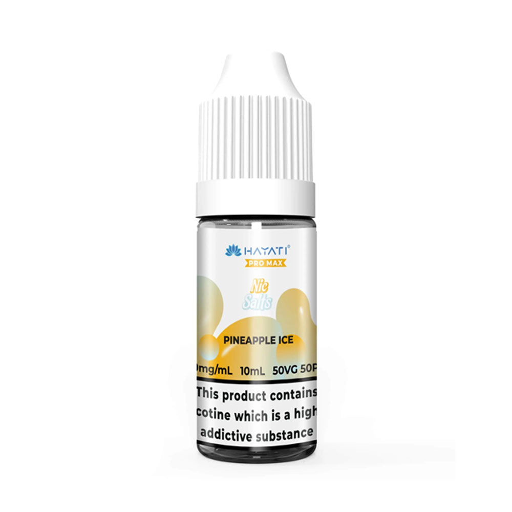 Hayati Pro Max Pineapple Ice 10ml nic salt e-liquid bottle