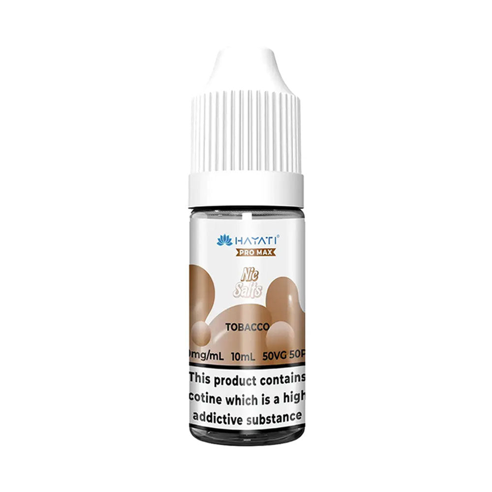 Hayati Pro Max Tobacco 10ml nic salt e-liquid bottle