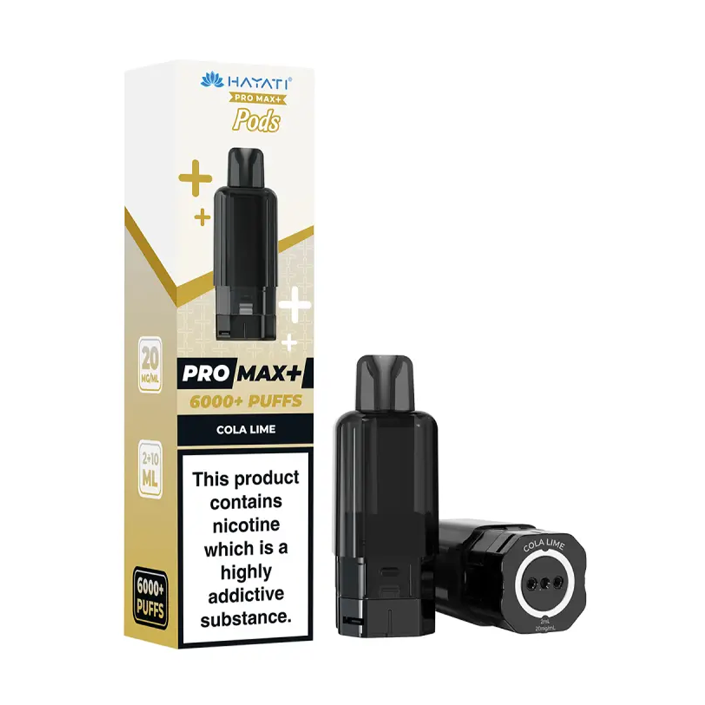 Hayati Pro Max+ 6K Cola Lime prefilled replacement pods