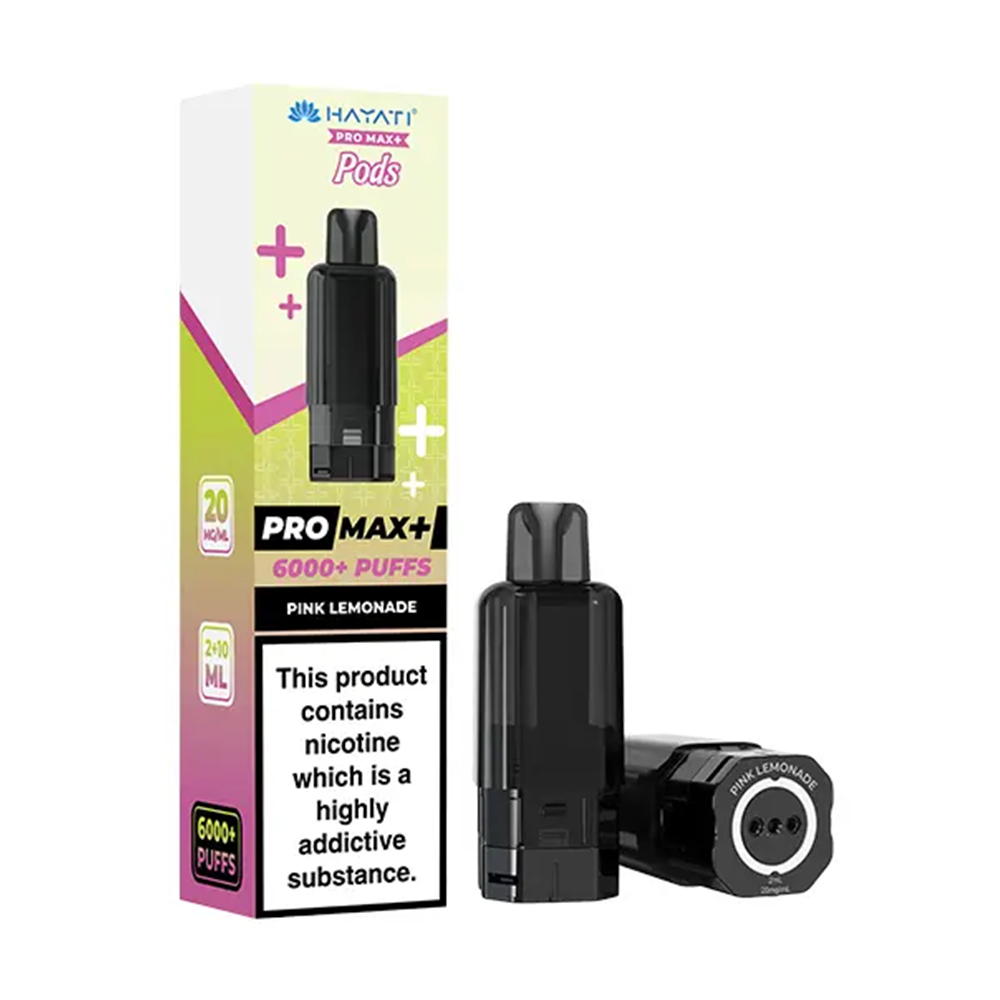 Hayati Pro Max+ 6K Pink Lemonade prefilled replacement pods