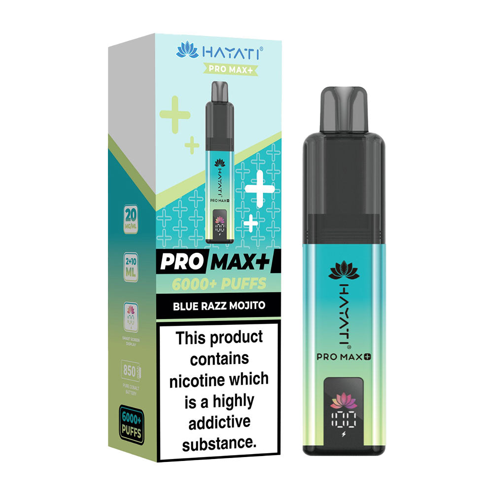 Hayati Pro Max Plus 6K Prefilled Pod Kit - Blue Razz Mojito