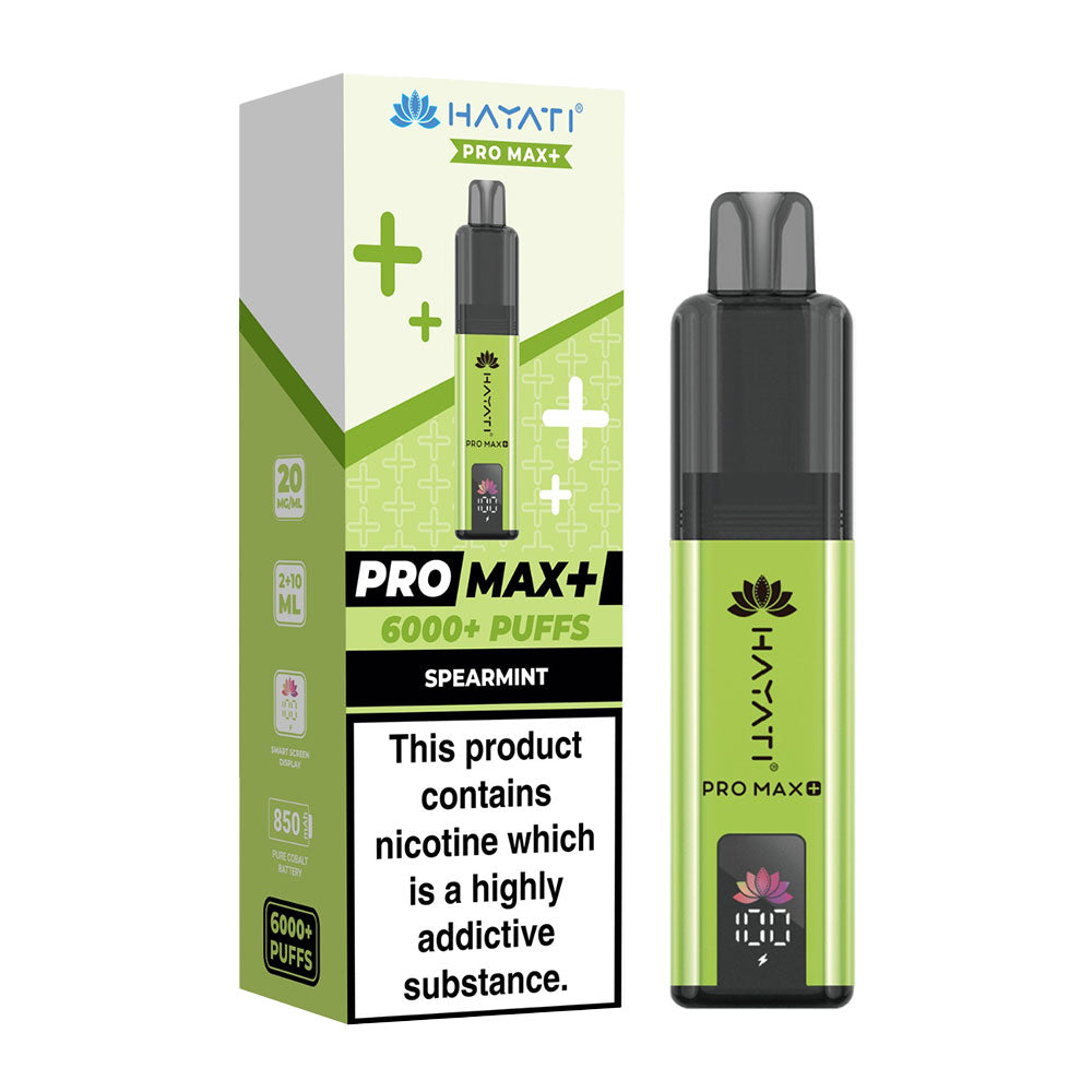 Hayati Pro Max Plus 6K Prefilled Pod Kit - Spearmint