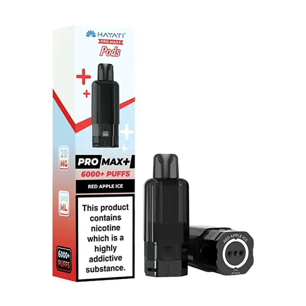 Hayati Pro Max+ 6K Red Apple Ice prefilled replacement pods