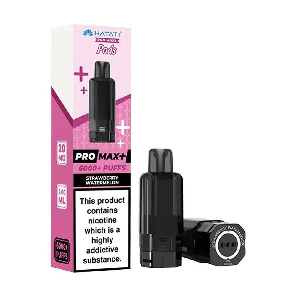 Hayati Pro Max+ 6K Strawberry Watermelon prefilled replacement pods