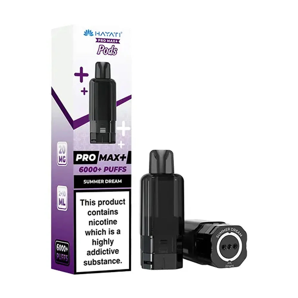 Hayati Pro Max+ 6K Summer Dream prefilled replacement pods