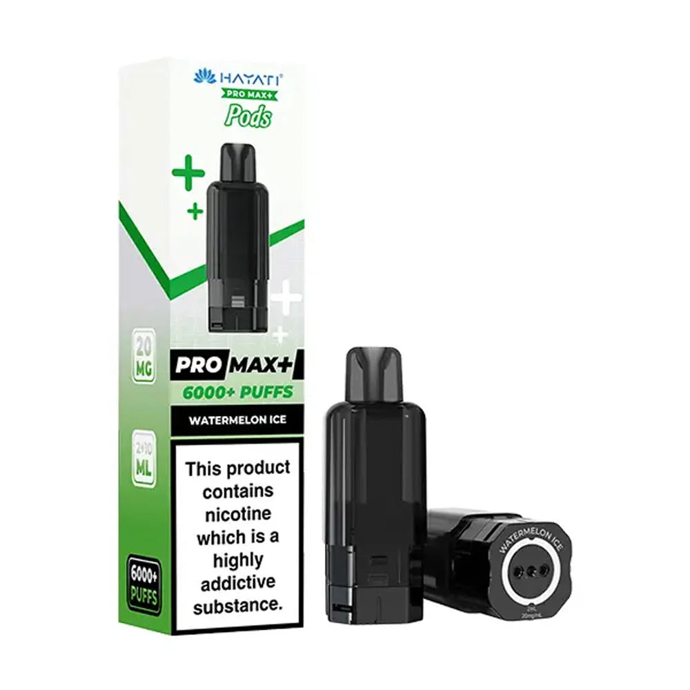 Hayati Pro Max+ 6K Watermelon Ice prefilled replacement pods