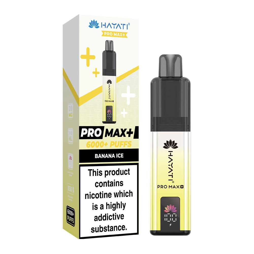 Hayati Pro Max+ 6K Banana Ice prefilled pod kit