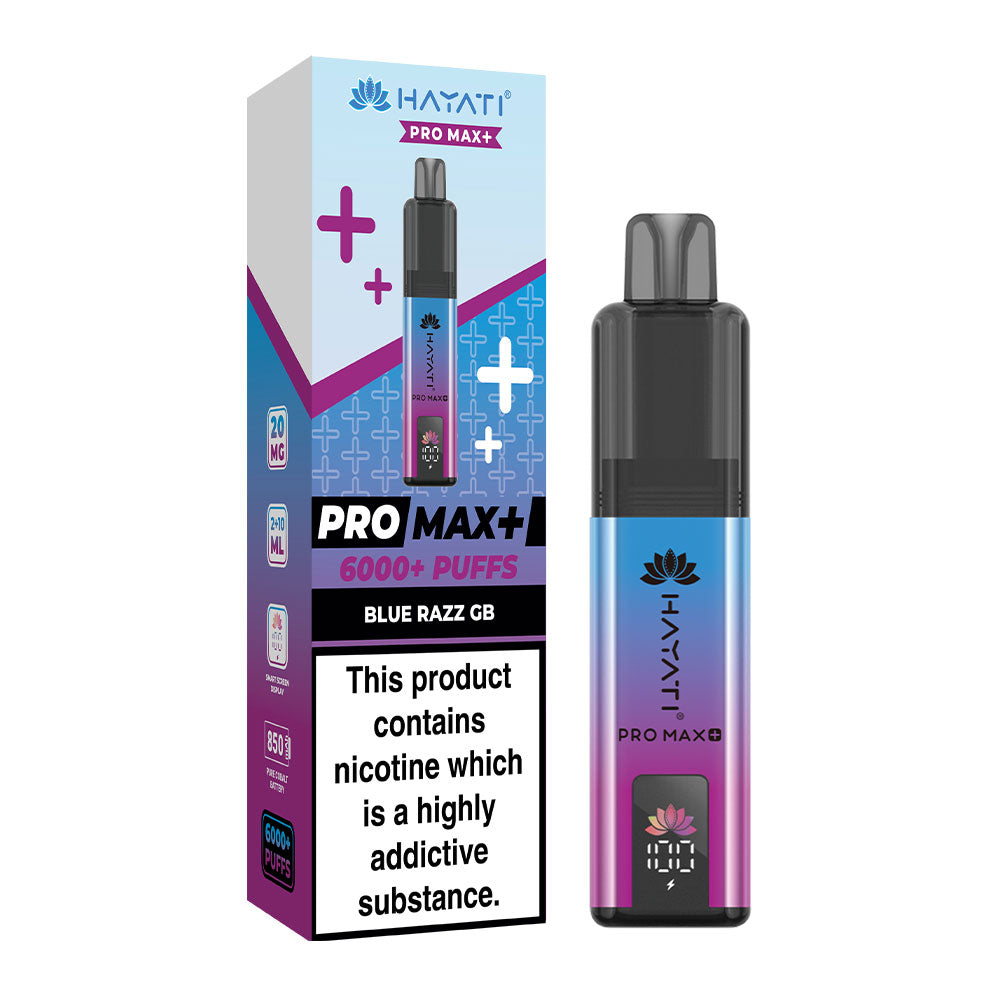 Hayati Pro Max Plus 6K Prefilled Pod Kit - Blue Razz GB