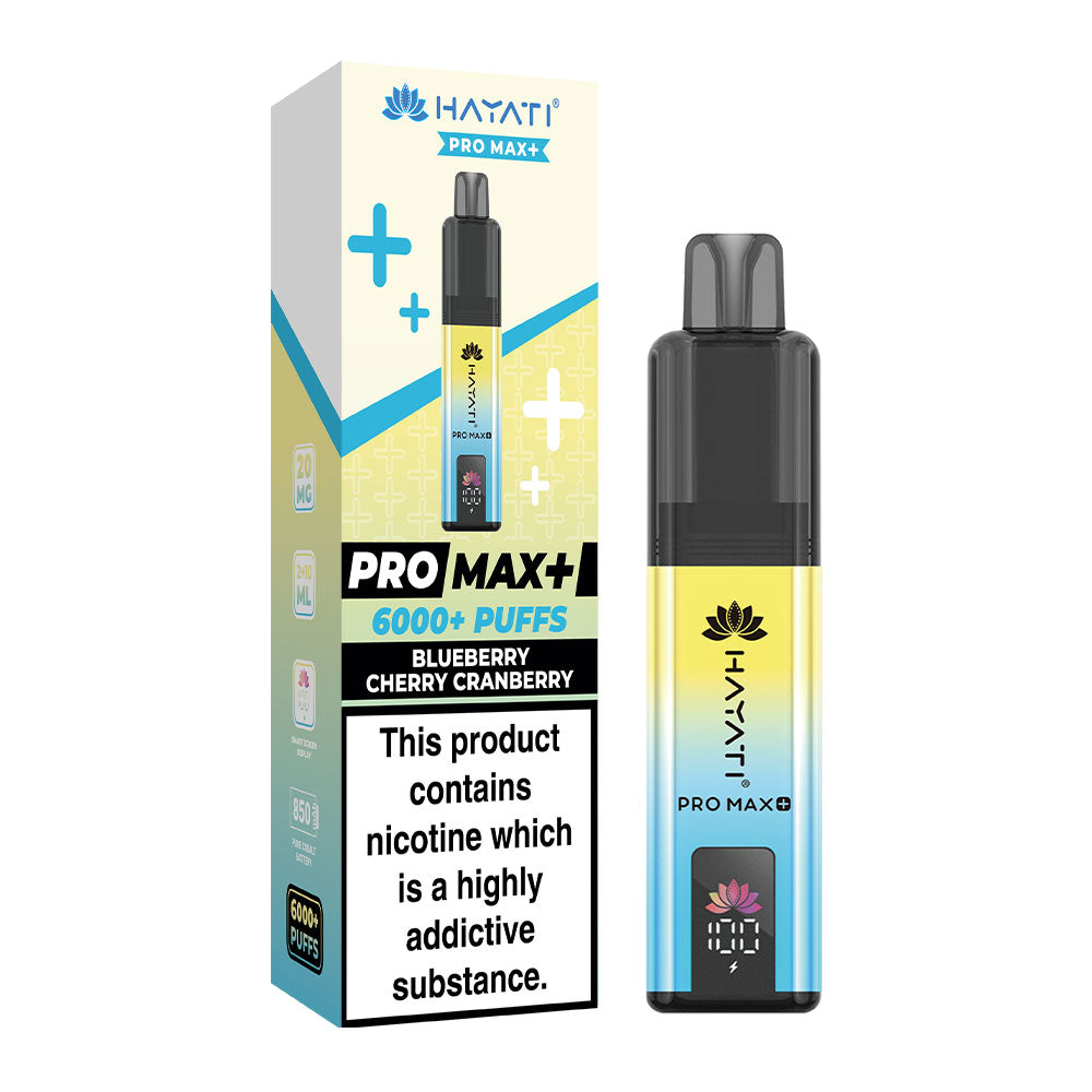 Hayati Pro Max Plus 6K Prefilled Pod Kit - Blueberry Cherry Cranberry