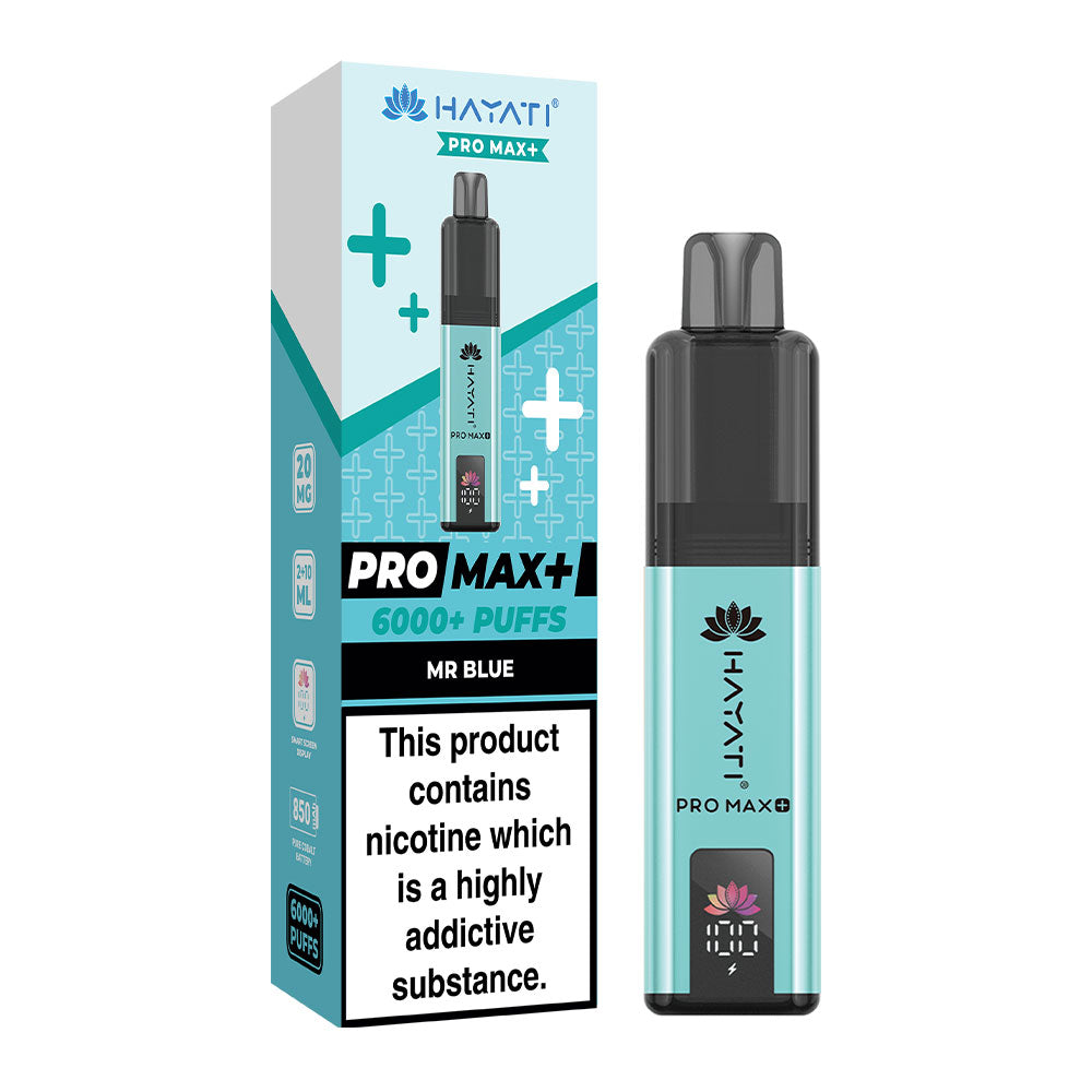 Hayati Pro Max+ 6K Mr Blue prefilled pod kit