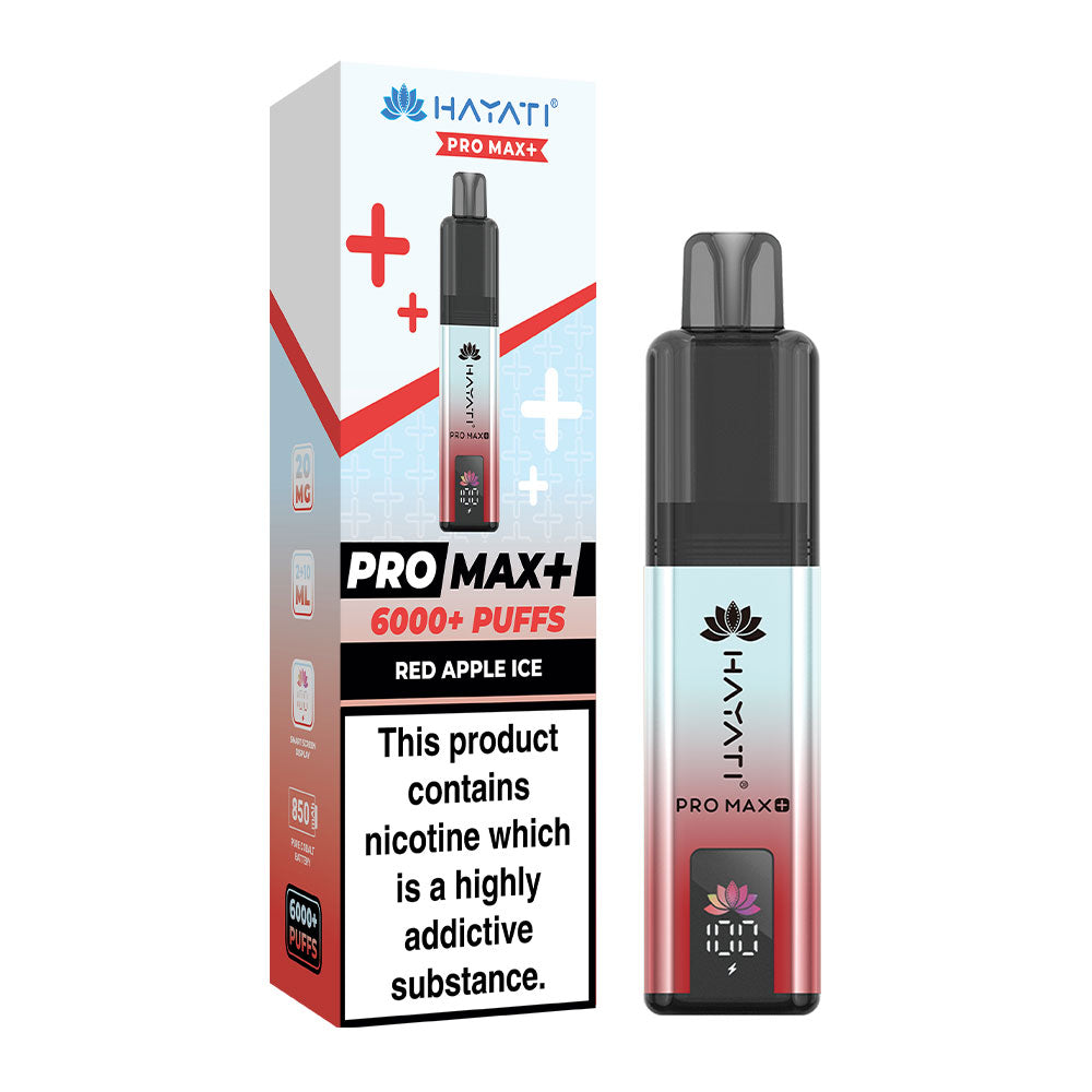Hayati Pro Max+ 6K Red Apple Ice prefilled pod kit