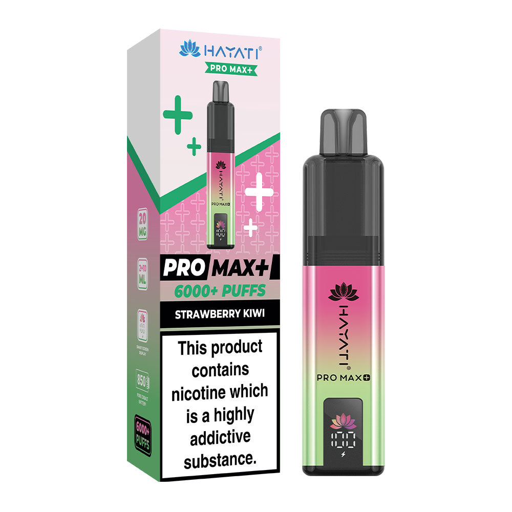 Hayati Pro Max+ 6K Strawberry Kiwi prefilled pod kit