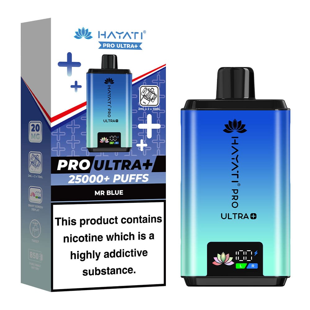 Hayati Pro Ultra+ 25K Mr Blue prefilled pod kit