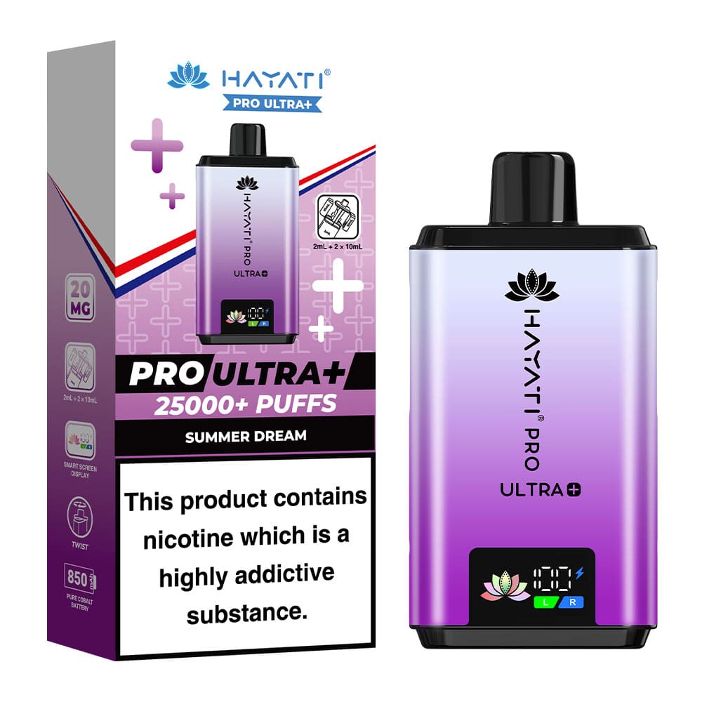 Hayati Pro Ultra+ 25K Summer Dream prefilled pod kit