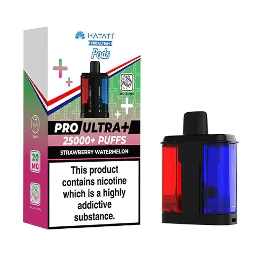 Hayati Pro Ultra+ 25K Strawberry Watermelon prefilled replacement pods