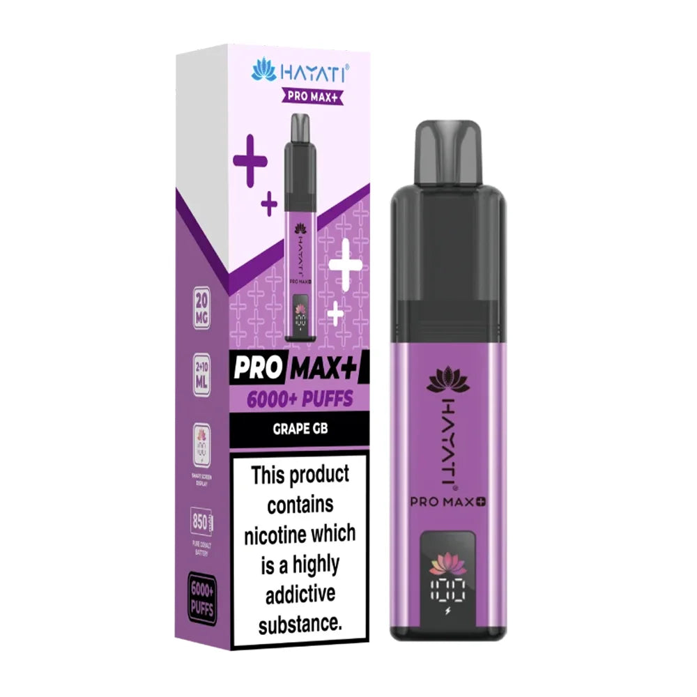 Hayati Pro Max Plus 6K Prefilled Pod Kit - Grape GB
