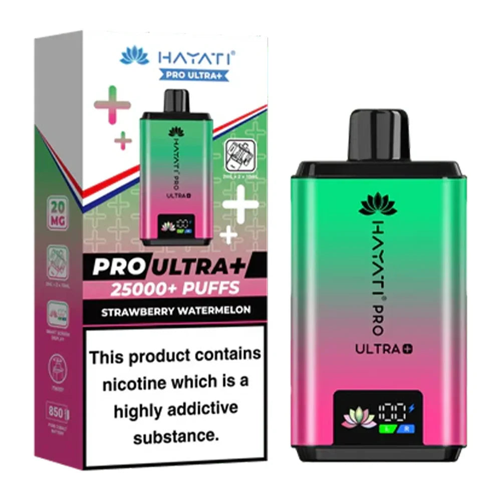 Hayati Pro Ultra+ 25K Strawberry Watermelon prefilled pod kit