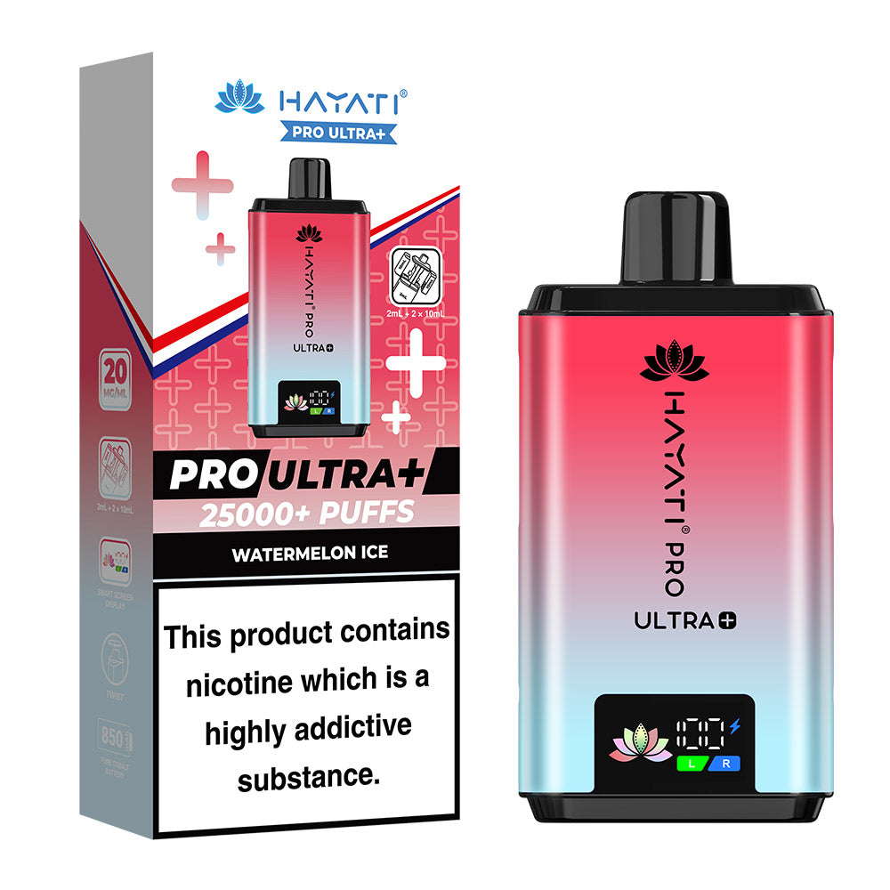 Hayati Pro Ultra+ 25K Watermelon Ice prefilled pod kit