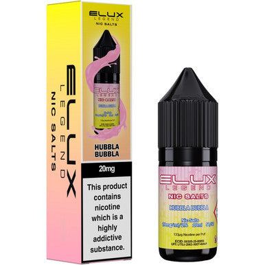 Hubbla Bubbla Elux Legend 10ml Nic Salt E Liquid
