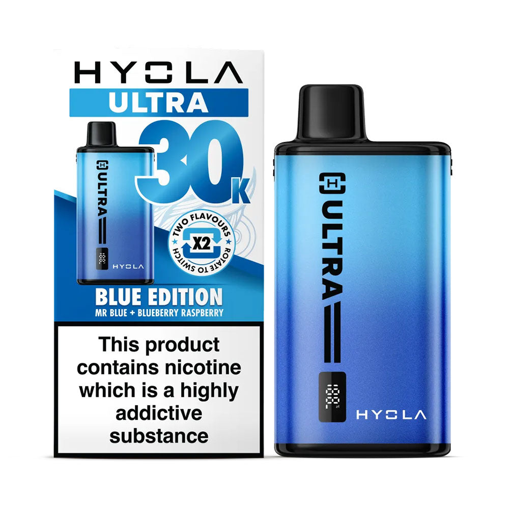 Hyola Ultra 30K Blue Edition rechargeable prefilled dual-flavour pod kit