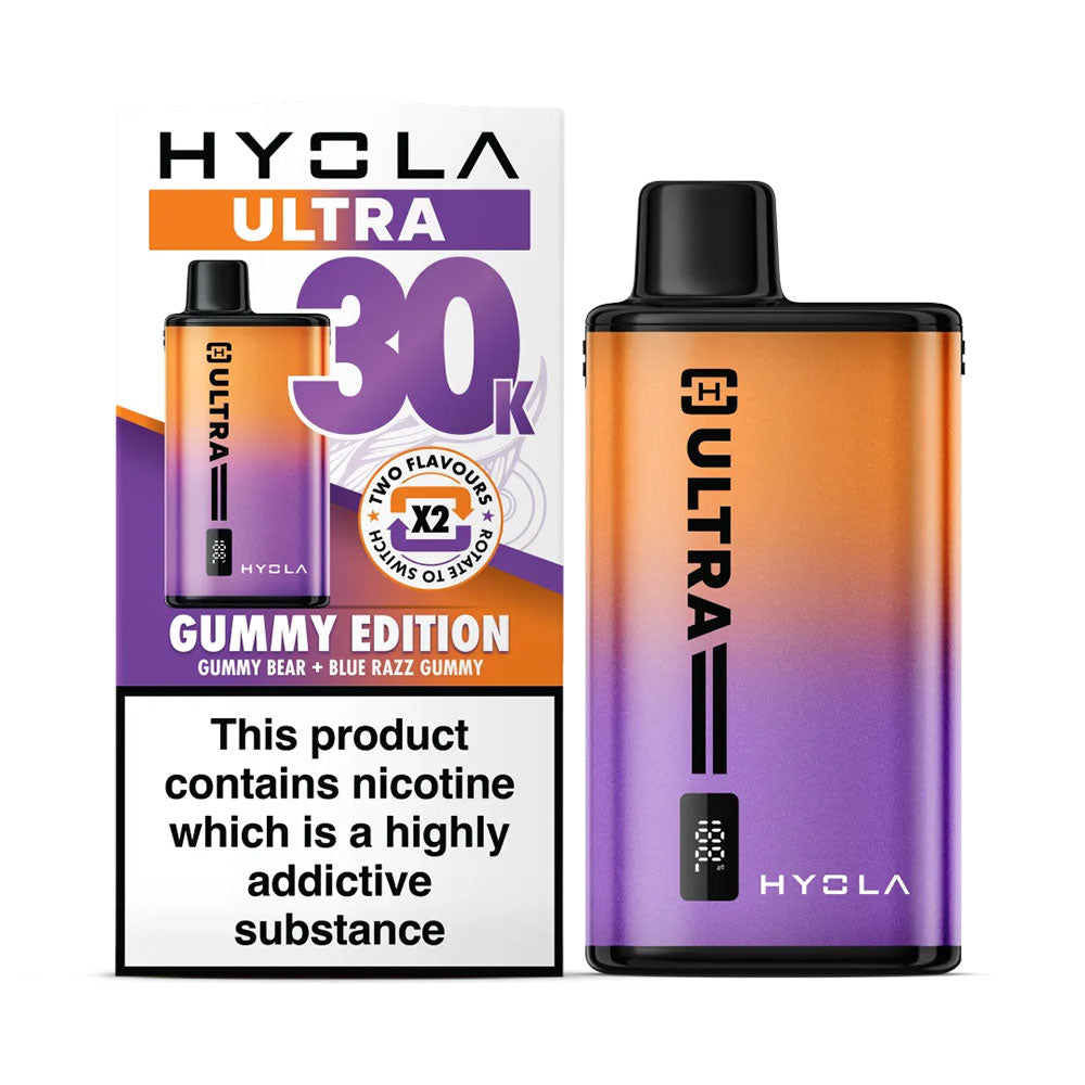 Hyola Ultra 30K Gummy Edition rechargeable prefilled dual-flavour pod kit