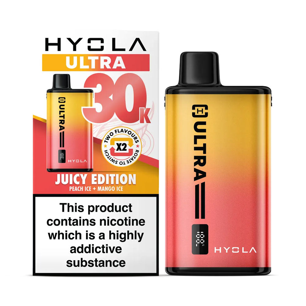 Hyola Ultra 30K Juicy Edition rechargeable prefilled dual-flavour pod kit