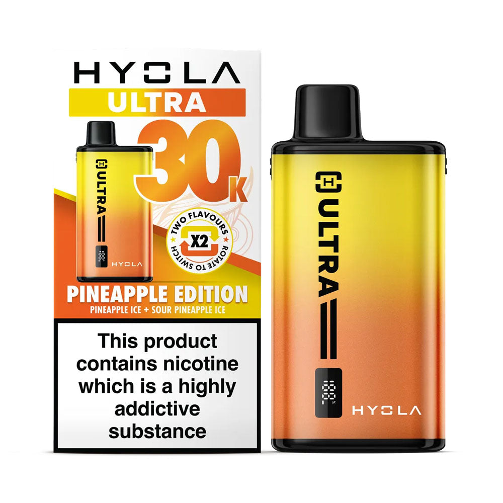 Hyola Ultra 30K Pineapple Edition rechargeable prefilled dual-flavour pod kit