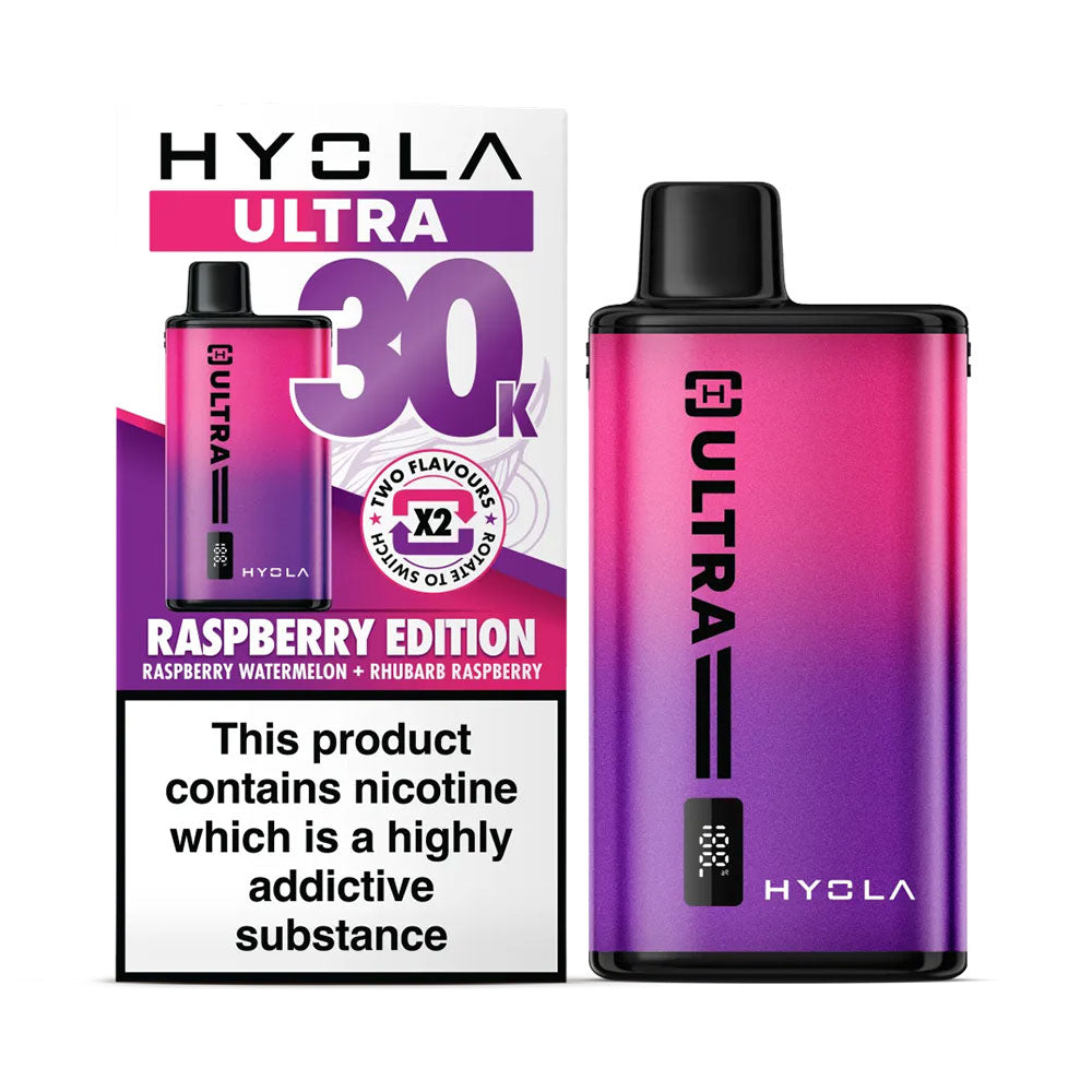Hyola Ultra 30K Raspberry Edition rechargeable prefilled dual-flavour pod kit