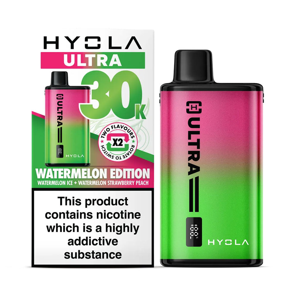 Hyola Ultra 30K Watermelon Edition rechargeable prefilled dual-flavour pod kit