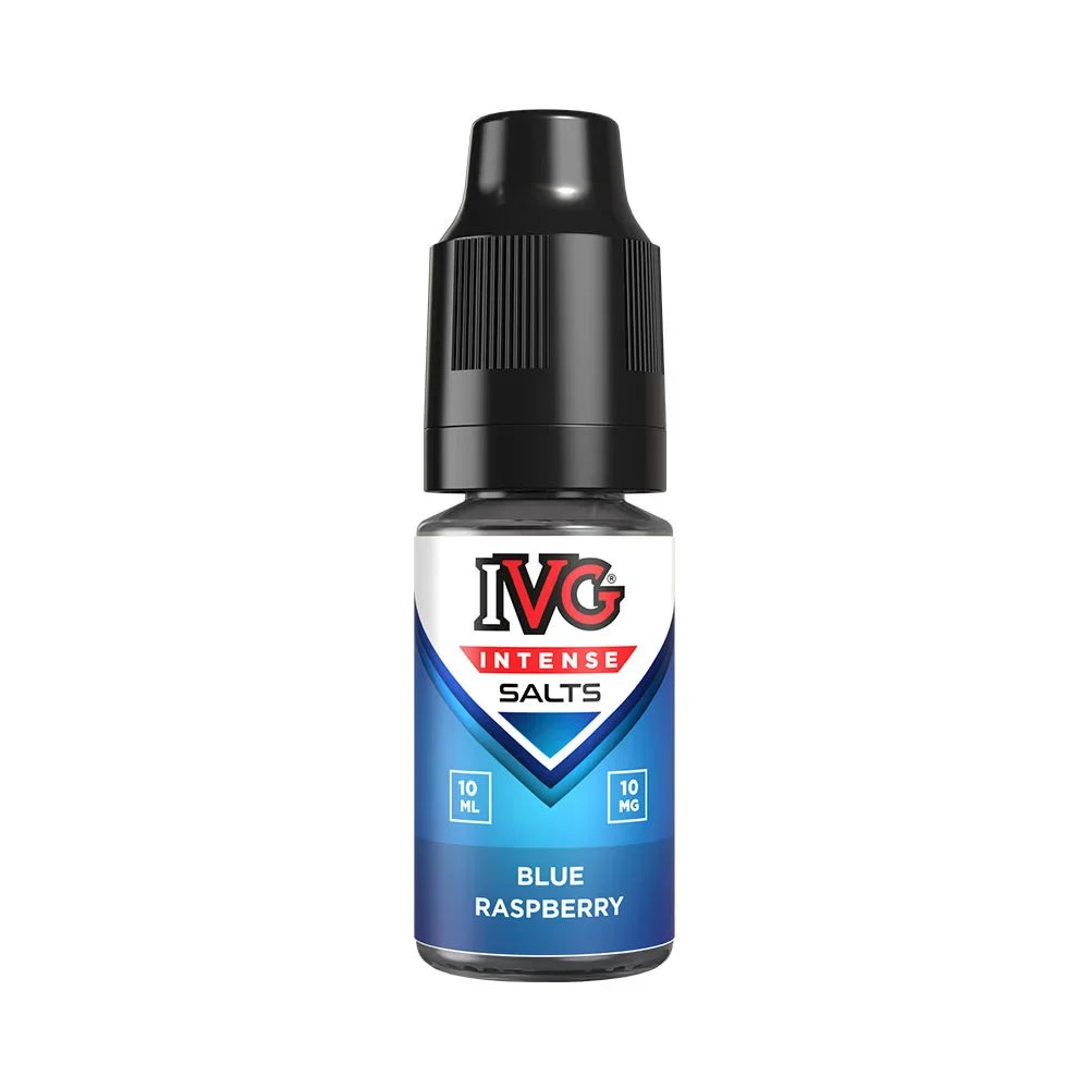 IVG Intense Salts Blue Raspberry 10ml nic salt e-liquid bottle