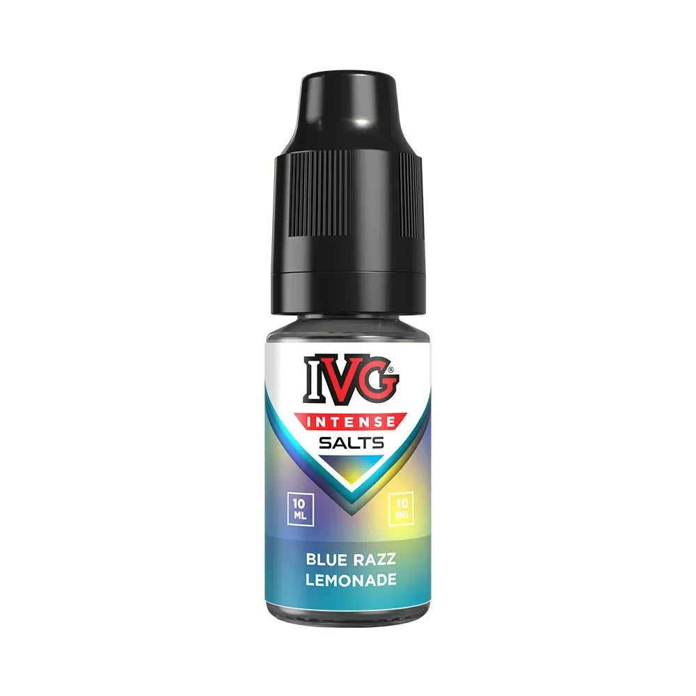 IVG Intense Salts Blue Razz Lemonade 10ml nic salt e-liquid bottle