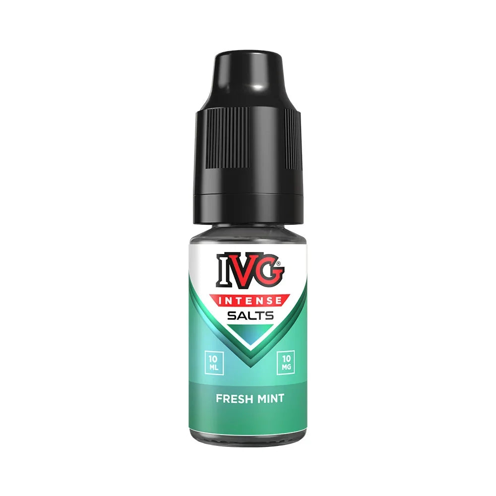 IVG Intense Salts Fresh Mint 10ml nic salt e-liquid bottle