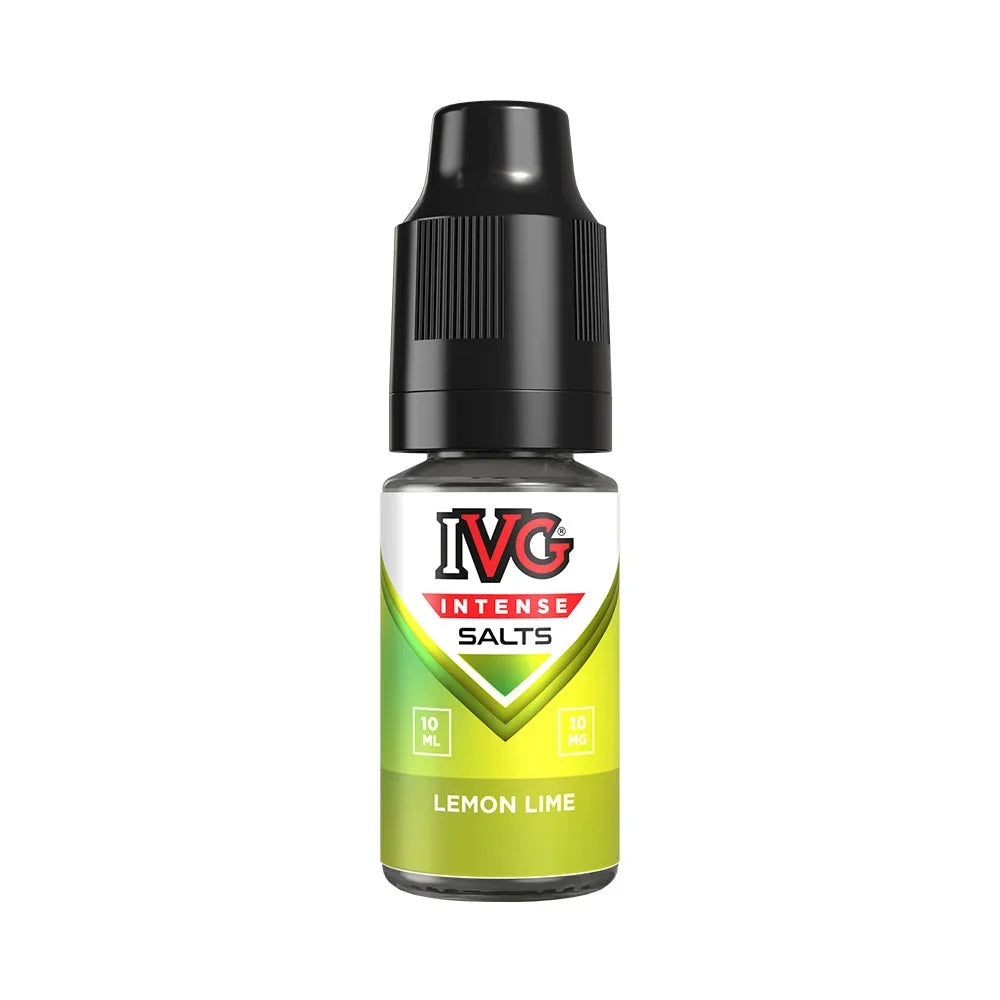 IVG Intense Salts Lemon Lime 10ml nic salt e-liquid bottle