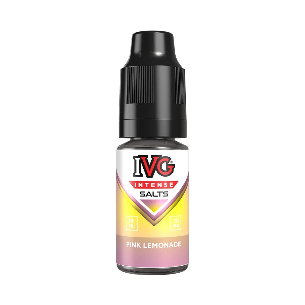 IVG Intense Salts Pink Lemonade 10ml nic salt e-liquid bottle