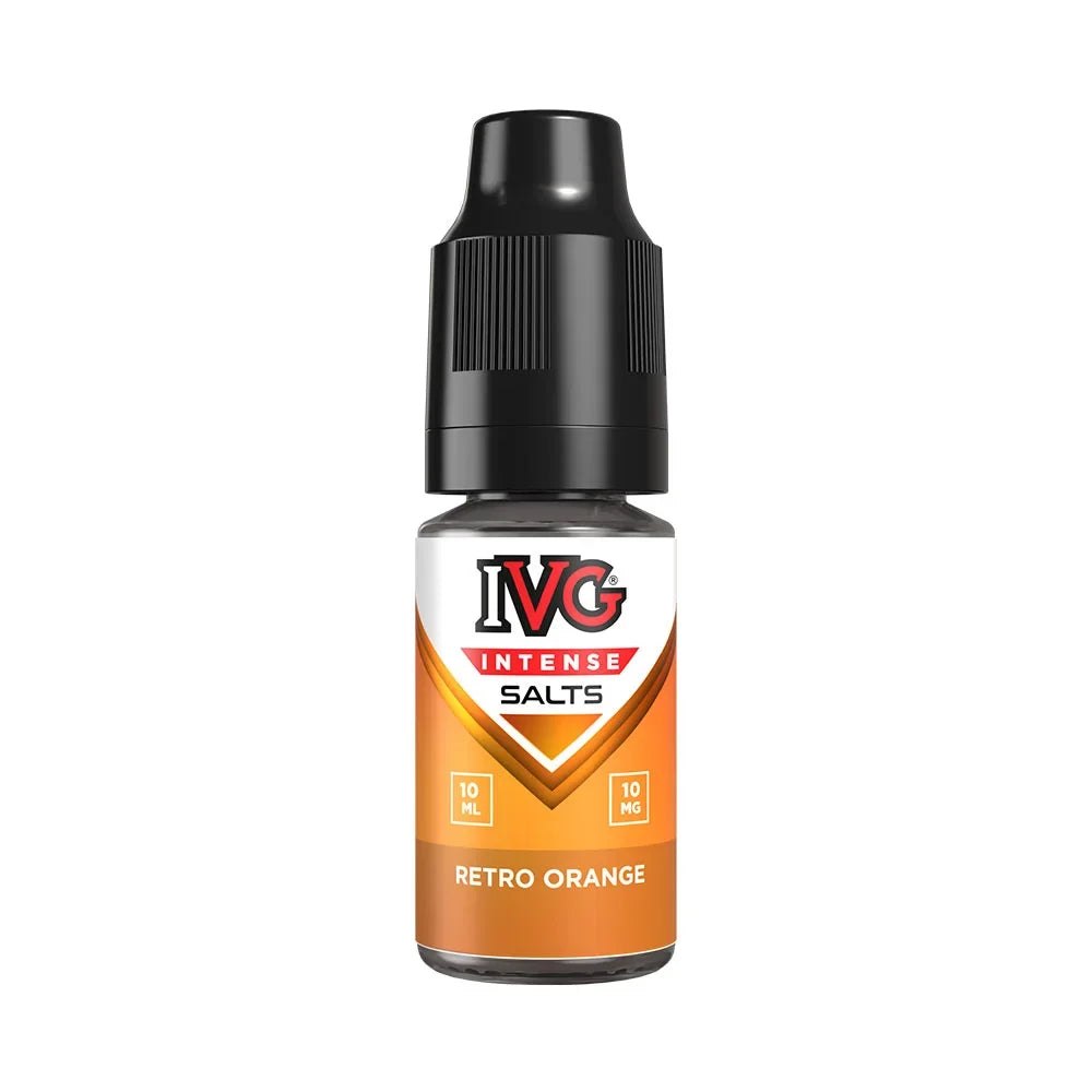IVG Intense Salts Retro Orange 10ml nic salt e-liquid bottle