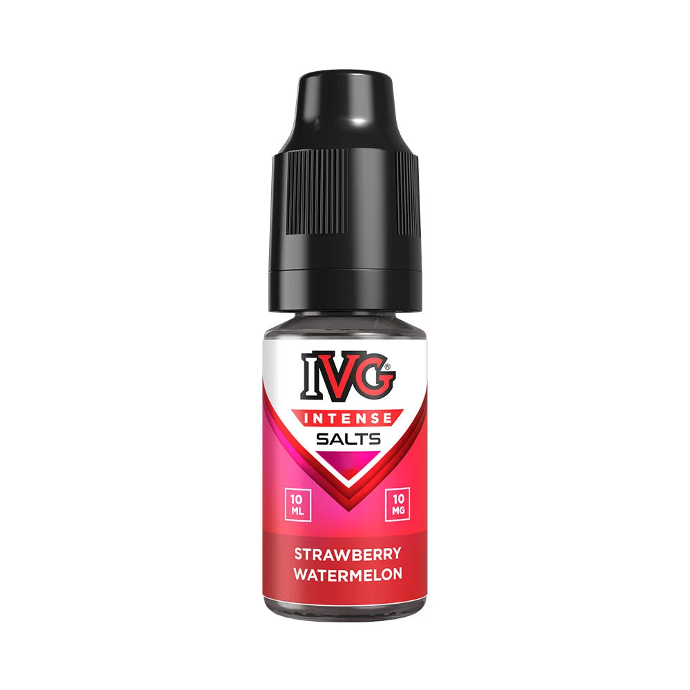 IVG Intense Salts Strawberry Watermelon 10ml nic salt e-liquid bottle
