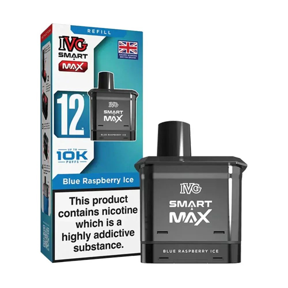 IVG Smart Max 10K Prefilled Pods - Blue Raspberry Ice