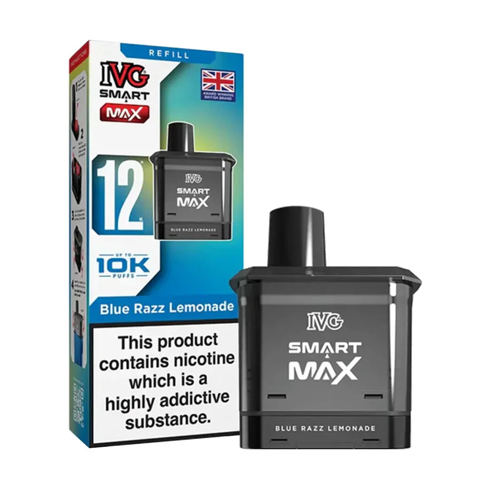 IVG Smart Max 10K Prefilled Pods - Blue Razz Lemonade