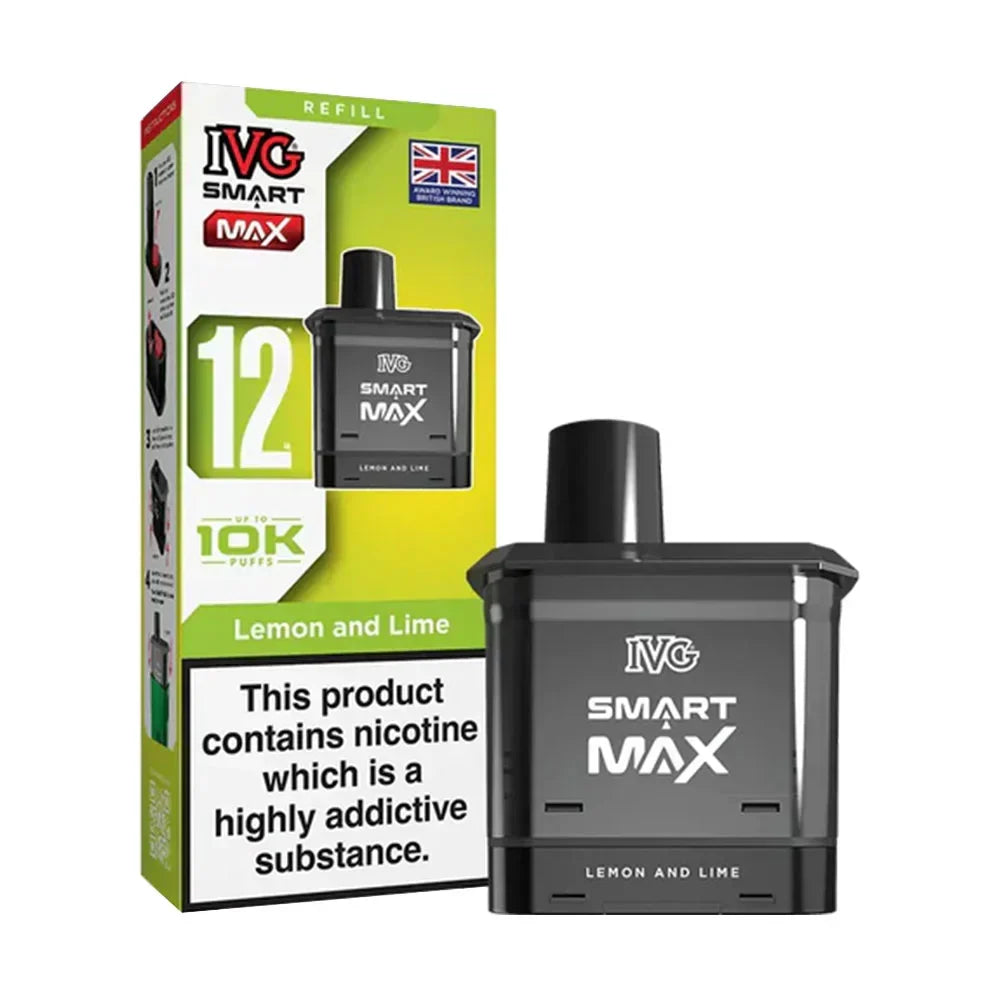 IVG Smart Max 10K Prefilled Pods - Lemon & Lime