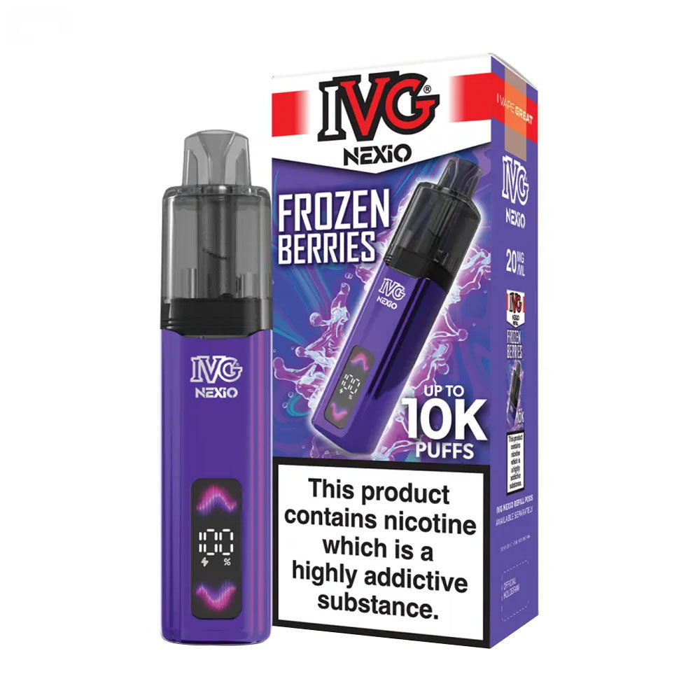 IVG Nexio 10K Prefilled Pod Vape Kit - Frozen Berries