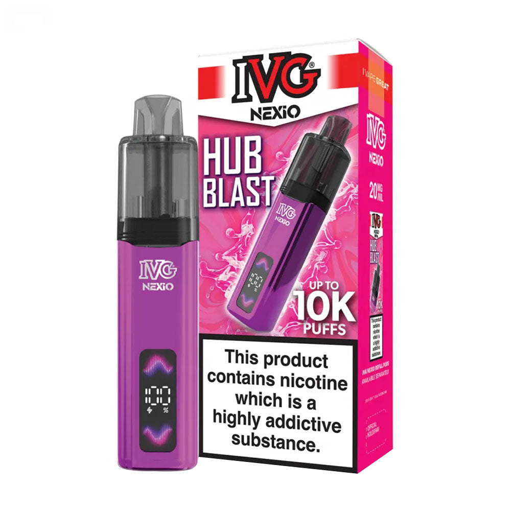 IVG Nexio 10K Prefilled Pod Vape Kit - Hub Blast