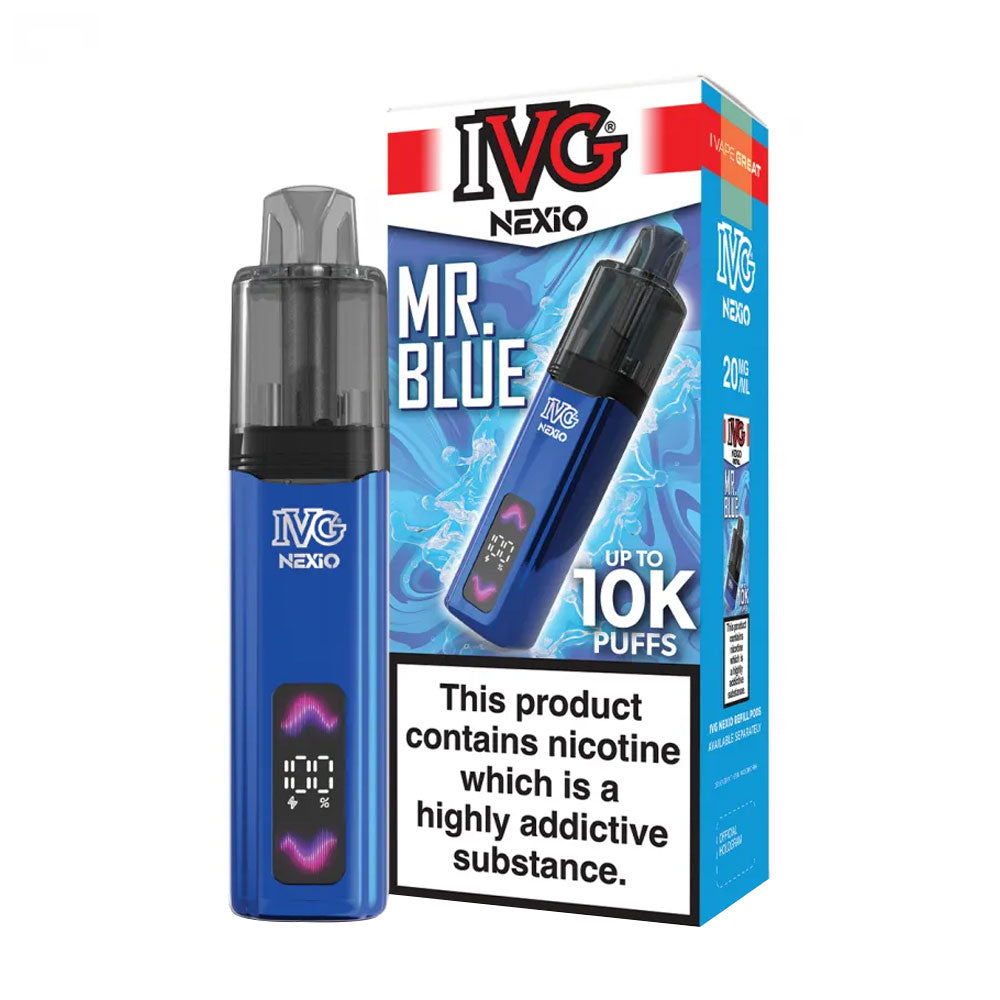 IVG Nexio 10K Prefilled Pod Vape Kit - Mr Blue